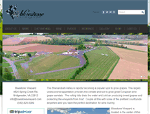 Tablet Screenshot of bluestonevineyard.com